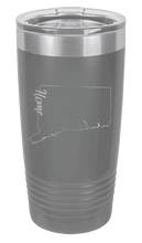 Load image into Gallery viewer, Connecticut Home Laser Engraved Tumbler (Etched)
