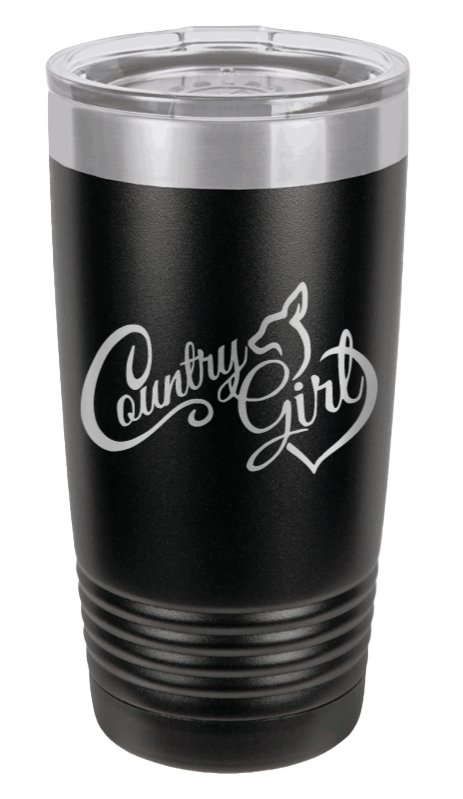 Country Girl Laser Engraved Tumbler (Etched)*