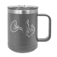 Load image into Gallery viewer, Cow Girl Laser Engraved Mug (Etched)
