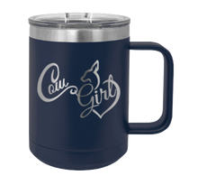 Load image into Gallery viewer, Cow Girl Laser Engraved Mug (Etched)
