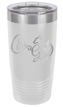 Load image into Gallery viewer, Cow Girl Laser Engraved Tumbler (Etched)

