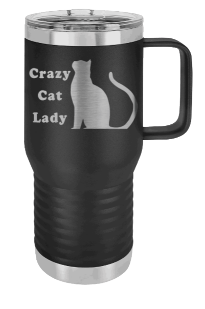 Crazy Cat Lady Laser Engraved Mug (Etched)