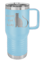 Load image into Gallery viewer, Crazy Cat Lady Laser Engraved Mug (Etched)
