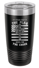 Load image into Gallery viewer, Cross Flag 3 Laser Engraved Tumbler (Etched)
