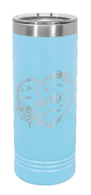 Load image into Gallery viewer, Mother with Names Laser Engraved Skinny Tumbler (Etched)
