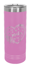 Load image into Gallery viewer, Mother with Names Laser Engraved Skinny Tumbler (Etched)
