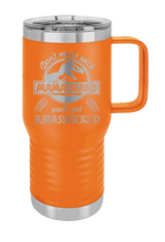 Load image into Gallery viewer, Don&#39;t Mess With Mamasaurus or you&#39;ll get Jurasskicked Laser Engraved Mug (Etched)
