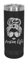 Load image into Gallery viewer, #Momlife Laser Engraved Skinny Tumbler (Etched)
