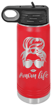 Load image into Gallery viewer, #MomLife Laser Engraved Water Bottle (Etched)
