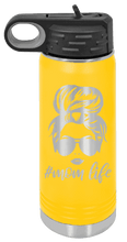 Load image into Gallery viewer, #MomLife Laser Engraved Water Bottle (Etched)

