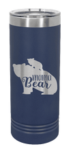 Load image into Gallery viewer, Mama Bear with Cub Laser Engraved Skinny Tumbler (Etched)
