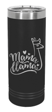 Load image into Gallery viewer, Mama Llama Laser Engraved Skinny Tumbler (Etched)
