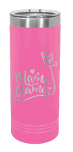 Load image into Gallery viewer, Mama Llama Laser Engraved Skinny Tumbler (Etched)
