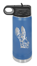 Load image into Gallery viewer, Donkey Laser Engraved Water Bottle (Etched)
