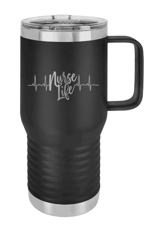 Nurse Life Laser Engraved Mug (Etched)