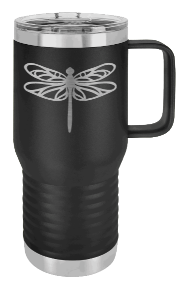 Dragonfly Laser Engraved Mug (Etched)