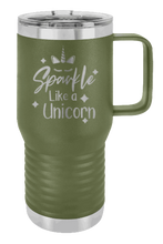 Load image into Gallery viewer, Sparkle Like a Unicorn Laser Engraved Mug (Etched)
