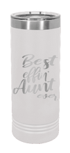 Load image into Gallery viewer, Best Eff&#39;n Aunt Ever Laser Engraved Skinny Tumbler (Etched)
