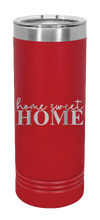 Load image into Gallery viewer, Home Sweet Home Laser Engraved Skinny Tumbler (Etched)
