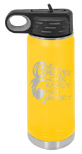 Load image into Gallery viewer, Well Behaved Women Rarely Make History Laser Engraved Water Bottle (Etched)
