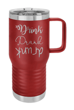 Load image into Gallery viewer, Drink Drank Drunk Laser Engraved Mug (Etched)
