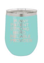 Load image into Gallery viewer, FATHER - Acronym - Laser Engraved Wine Tumbler (Etched)
