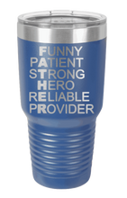 Load image into Gallery viewer, FATHER - Acronym - Laser Engraved Tumbler (Etched)
