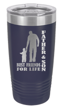 Load image into Gallery viewer, Father and Son - Best Friends for Life Laser Engraved Tumbler (Etched)
