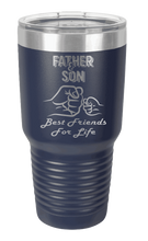 Load image into Gallery viewer, Father and Son Best Friends for Life Fist Bump Laser Engraved Tumbler (Etched)
