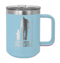Load image into Gallery viewer, Father &amp; Daughter - Best Friends for Life Laser Engraved Mug (Etched)
