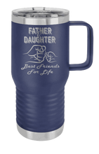 Load image into Gallery viewer, Father &amp; Daughter - Best Friends for Life Fist Bump Laser Engraved Mug (Etched)
