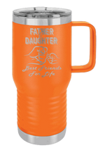 Load image into Gallery viewer, Father &amp; Daughter - Best Friends for Life Fist Bump Laser Engraved Mug (Etched)
