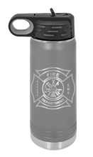Load image into Gallery viewer, Fire Fighter Laser Engraved Water Bottle (Etched)
