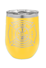 Load image into Gallery viewer, Fire Fighter Laser Engraved Wine Tumbler (Etched)
