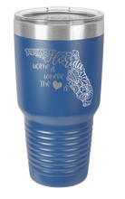 Load image into Gallery viewer, Florida - Home Is Where the Heart is Laser Engraved Tumbler (Etched)
