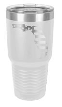 Load image into Gallery viewer, Flordia State American Flag Laser Engraved Tumbler (Etched)
