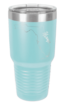 Load image into Gallery viewer, Florida Home Laser Engraved Tumbler (Etched)
