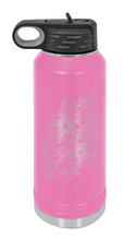 Load image into Gallery viewer, Cherry Blossom Design Laser Engraved Water Bottle (Etched)
