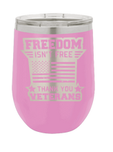 Load image into Gallery viewer, Freedom Isn&#39;t Free 2 Laser Engraved Tumbler (Etched)

