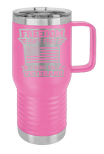 Load image into Gallery viewer, Freedom Isn&#39;t Free 2 Laser Engraved Mug (Etched)
