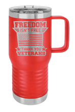 Load image into Gallery viewer, Freedom Isn&#39;t Free 2 Laser Engraved Mug (Etched)
