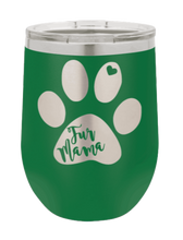 Load image into Gallery viewer, Fur Mama Laser Engraved Wine Tumbler (Etched)

