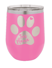 Load image into Gallery viewer, Fur Mama Laser Engraved Wine Tumbler (Etched)
