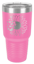 Load image into Gallery viewer, Sunflower Butterfly Laser Engraved Tumbler (Etched)

