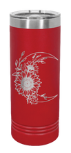 Load image into Gallery viewer, Sunflower Moon Laser Engraved Skinny Tumbler (Etched)
