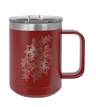 Load image into Gallery viewer, Cherry Blossom Design Laser Engraved Mug (Etched)
