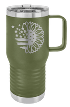 Load image into Gallery viewer, Sunflower Flag Laser Engraved Mug (Etched)
