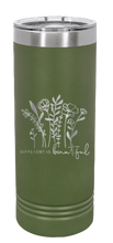 Load image into Gallery viewer, Different Is Beautiful Laser Engraved Skinny Tumbler (Etched)
