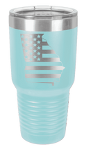 Load image into Gallery viewer, Georgia State American Flag Laser Engraved Tumbler (Etched)
