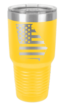 Load image into Gallery viewer, Georgia State American Flag Laser Engraved Tumbler (Etched)
